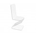 FixtureDisplays® Chair,Clear Ghost Acrylic-Z Leg Design Returned Unit 10035-2